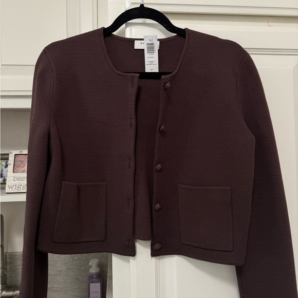 Babaton Notable Cardigan Brown - Picture 4 of 7